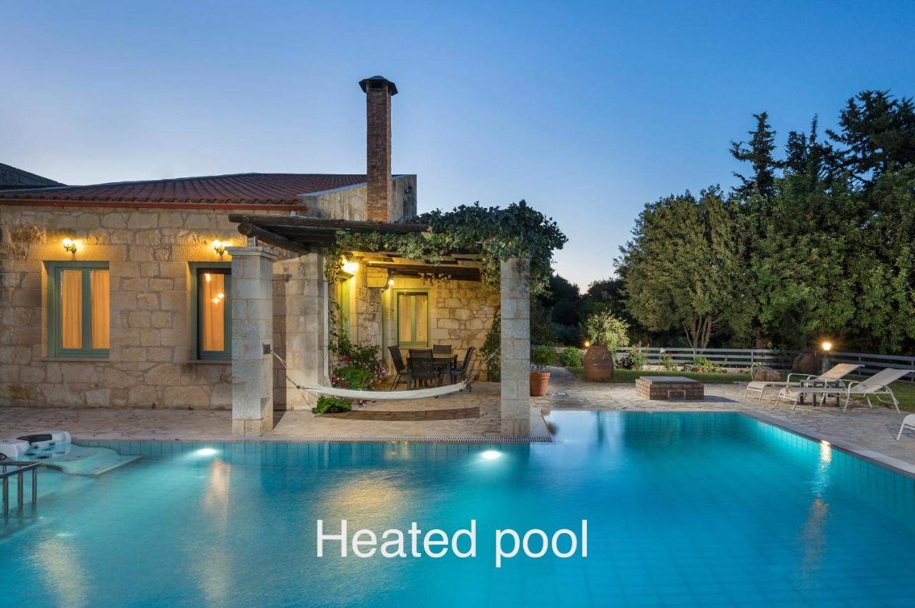 Boutique Villa Petra Amanda Heated Pool Optional Filippos Exterior photo